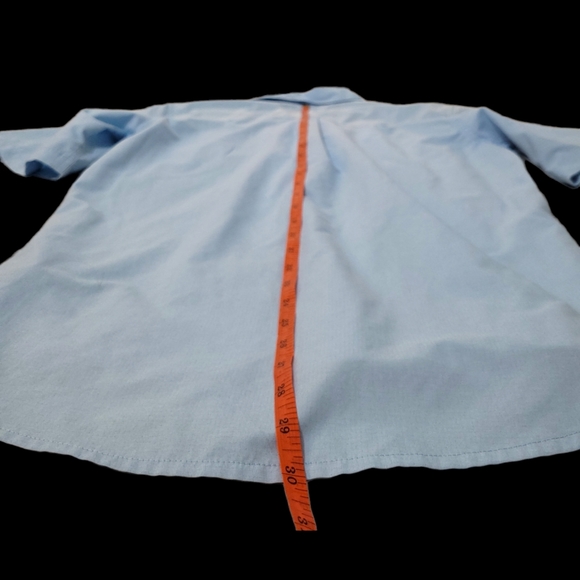 WRANGLER SHIRT MENS SMALL LIGHT BLUE SHORT SLEEVE BUTTON UP COLLARD - Picture 4 of 7